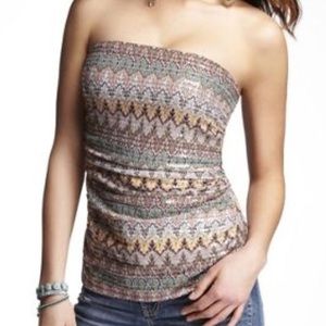 Express Multi Colored Sequin Tube Top